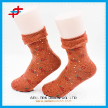 Hot sale newly design popular women flowers sock